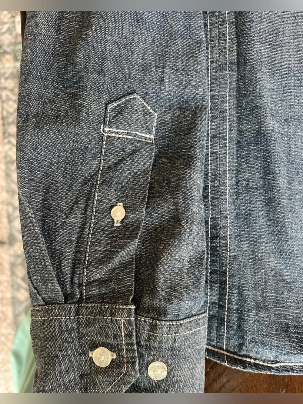 Levi’s Blanket Lined Chambray Western Shirt Jacket Men’s XL